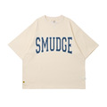 White Varsity SMUDGE Tee