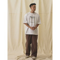 White Destroyed Panther Graphic Tee-4