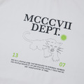 White Destroyed Panther Graphic Tee-1