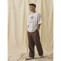 White Destroyed Panther Graphic Tee-5