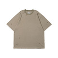 Olive/White Destroyed Tee Set-5