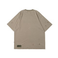 Olive/White Destroyed Tee Set-6