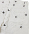 White Flowers pattern Shorts-4