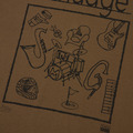 Brown Drawing Graphic Tee-3