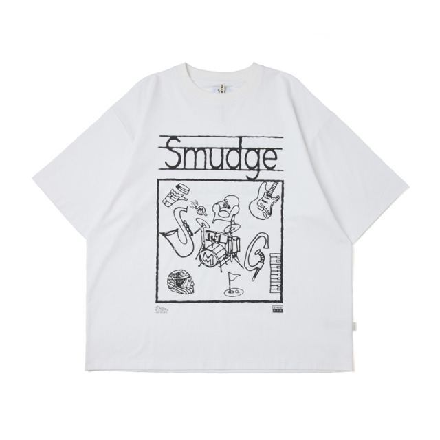 White Drawing Graphic Tee