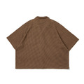 Brown SMG Crochet Shirt-1
