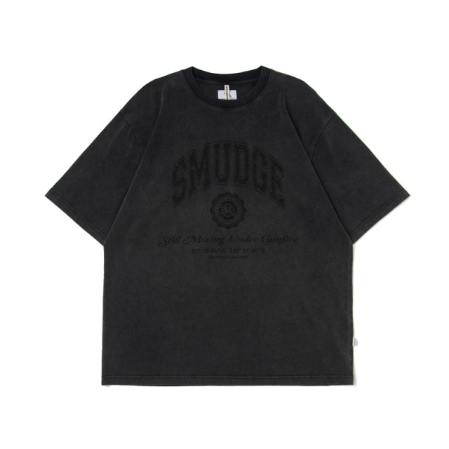 Black Washed SMUDGE Graphic Tee