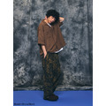 Brown SMG Crochet Shirt-6