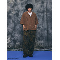 Brown SMG Crochet Shirt-5