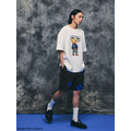 REMADE Graphic Print Military Shorts-6