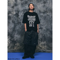 Black SMUDGE City Distorted Boxy Tee-3