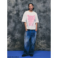 White SMUDGE City Distorted Boxy Tee-4