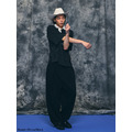 Black Wide Pleated Trousers-8