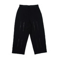 Black Wide Pleated Trousers-1