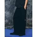 Black Wide Pleated Trousers-10