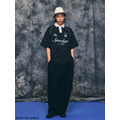 Black Wide Pleated Trousers-7