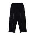 Black Wide Pleated Trousers-2