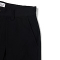 Black Wide Pleated Trousers-4