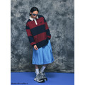 SMG Oxblood & Navy Stripe Rugby Shirt-6