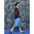 SMG Oxblood & Navy Stripe Rugby Shirt-7