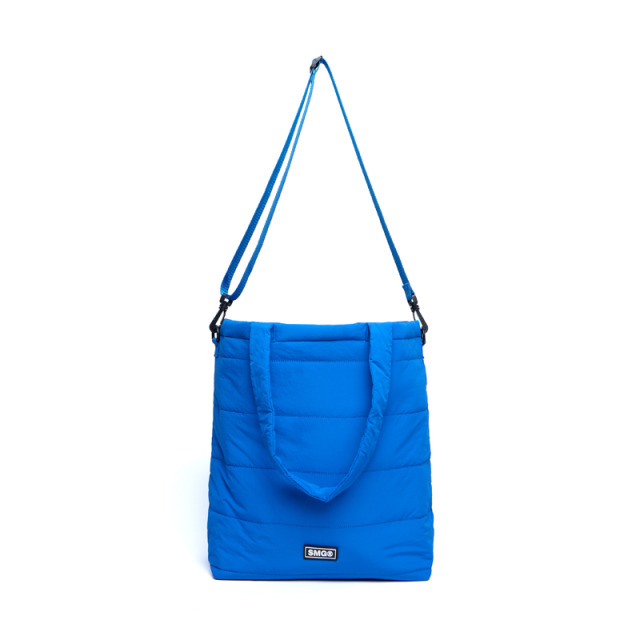 Blue Padded Tote Bag