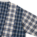 Patchwork Damage LS Shirt-5
