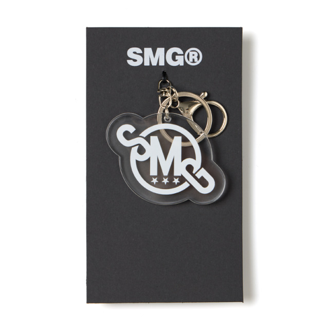 Clear SMG Logo Keychain