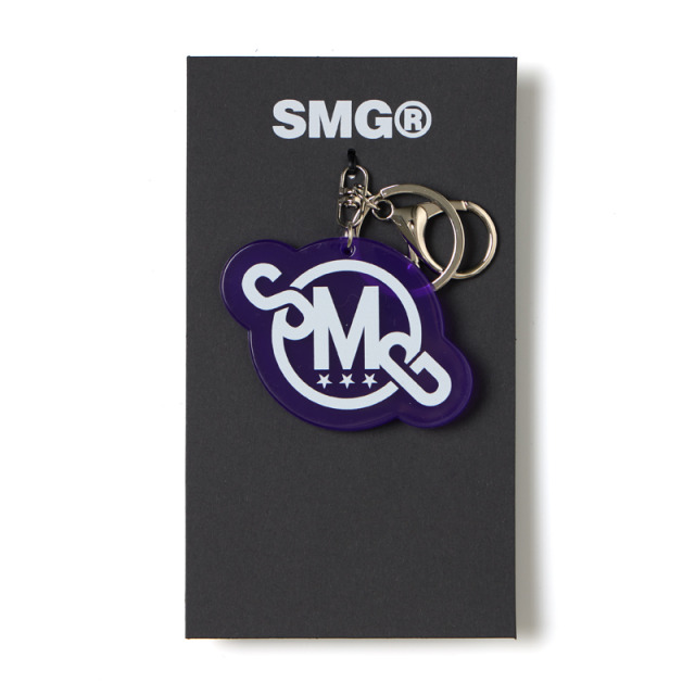 Purple SMG Logo Keychain