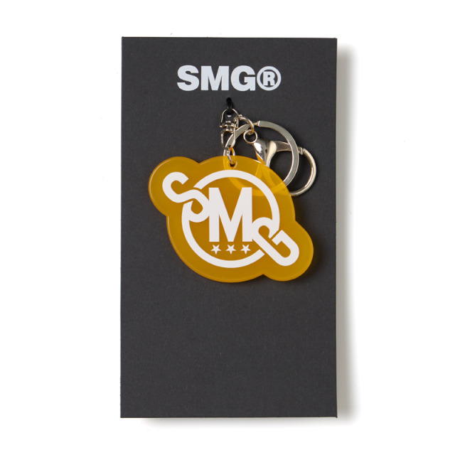 Yellow SMG Logo Keychain