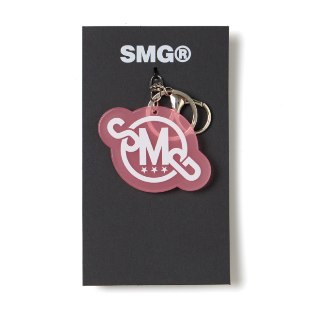 Pink SMG Logo Keychain