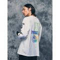 White REMAKE Mix Print Graphic LS Tee-9