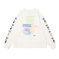White REMAKE Mix Print Graphic LS Tee-1