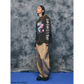Black REMAKE Mix Print Graphic LS Tee-6