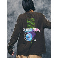 Black REMAKE Mix Print Graphic LS Tee-9
