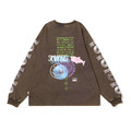 Black REMAKE Mix Print Graphic LS Tee-1