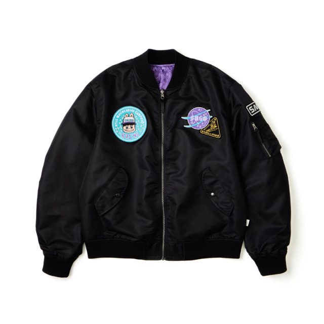 SMGxKasing Reversible Galaxy MA-1 Jacket