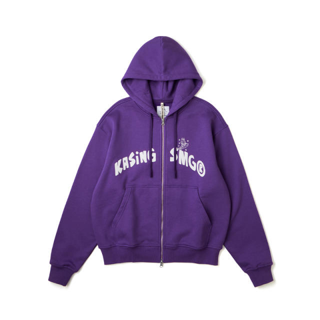 Purple SMGxKasing Full Zip Hoodie
