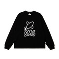 Black SMGxKasing Graphic LS Tee