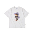 White SMUDGE Bear MJ Graphic Tee