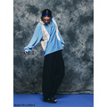 Classic Pinstripe Pleated Wide Trousers-11