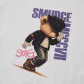White SMUDGE Bear MJ Graphic Tee-2
