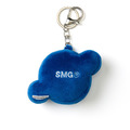 Blue SMG Embroidered Plush Logo Charm-1