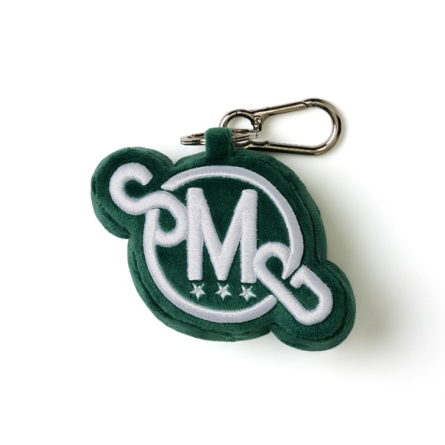 Green SMG Embroidered Plush Logo Charm