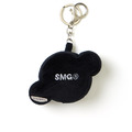 Black SMG Embroidered Plush Logo Charm-1