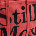 Orange SMG Washed Canvas Utility Tote Bag-4