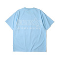 Sky Blue SMUDGE Graphic Tee-1