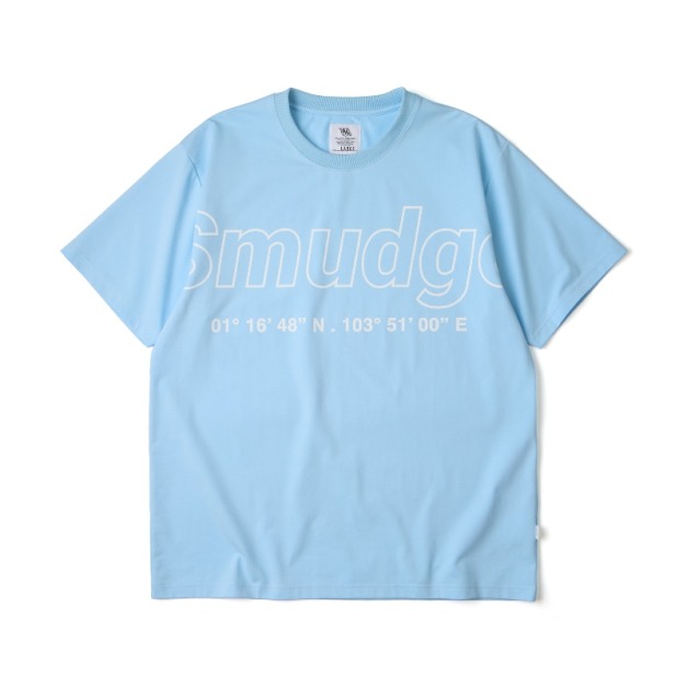 Sky Blue SMUDGE Graphic Tee