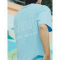 Sky Blue SMUDGE Graphic Tee-5