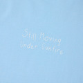 Sky Blue SMG Handwritten Slogan Graphic Tee-2