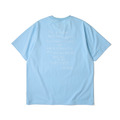 Sky Blue SMG Handwritten Slogan Graphic Tee-1